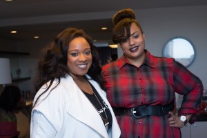Kierra Sheard and model at Eleven60 Pop Up Shop In Washington, D.C.