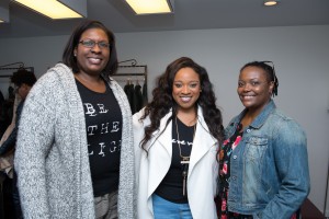 Kierra Sheard and fans at Eleven60 Pop Up Shop In Washington, D.C.