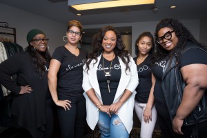 Kierra Sheard and staff at Eleven60 Pop Up Shop In Washington, D.C.