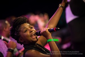 Tiya Askia with Charles Butler and Trinity in concert at Howard Theater in Washington, D.C.